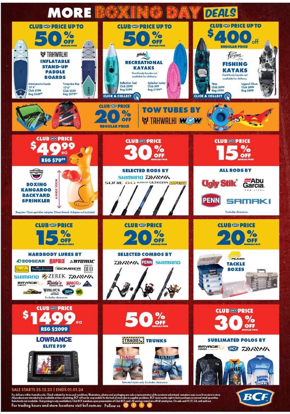 BCF Catalogue Boxing Day 2023 | Catalogue AU