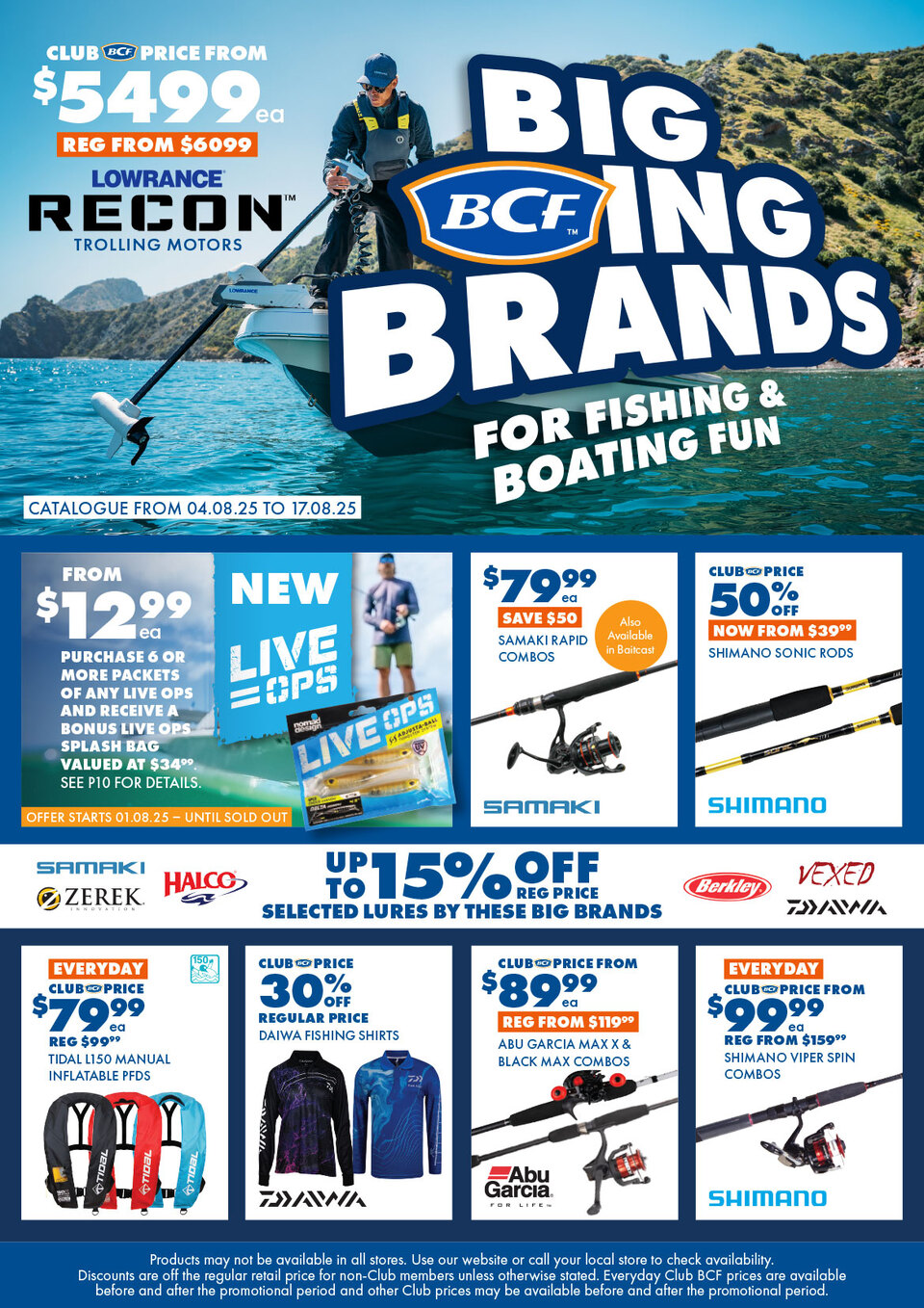 Big BCF Catalogue August 3 - 17, 2025 ing Brands For Fishing & Boating ...