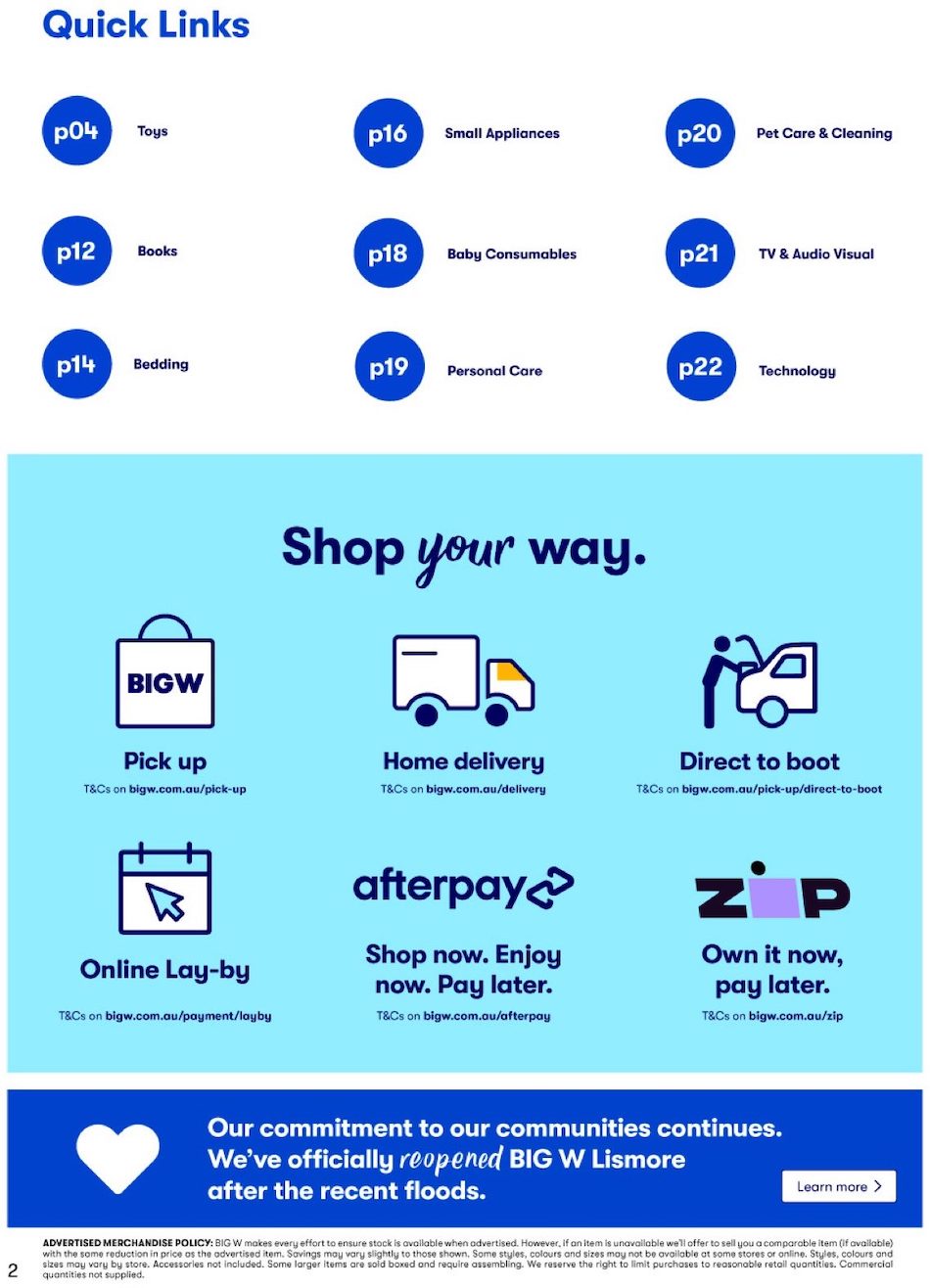 Big W Catalogue
