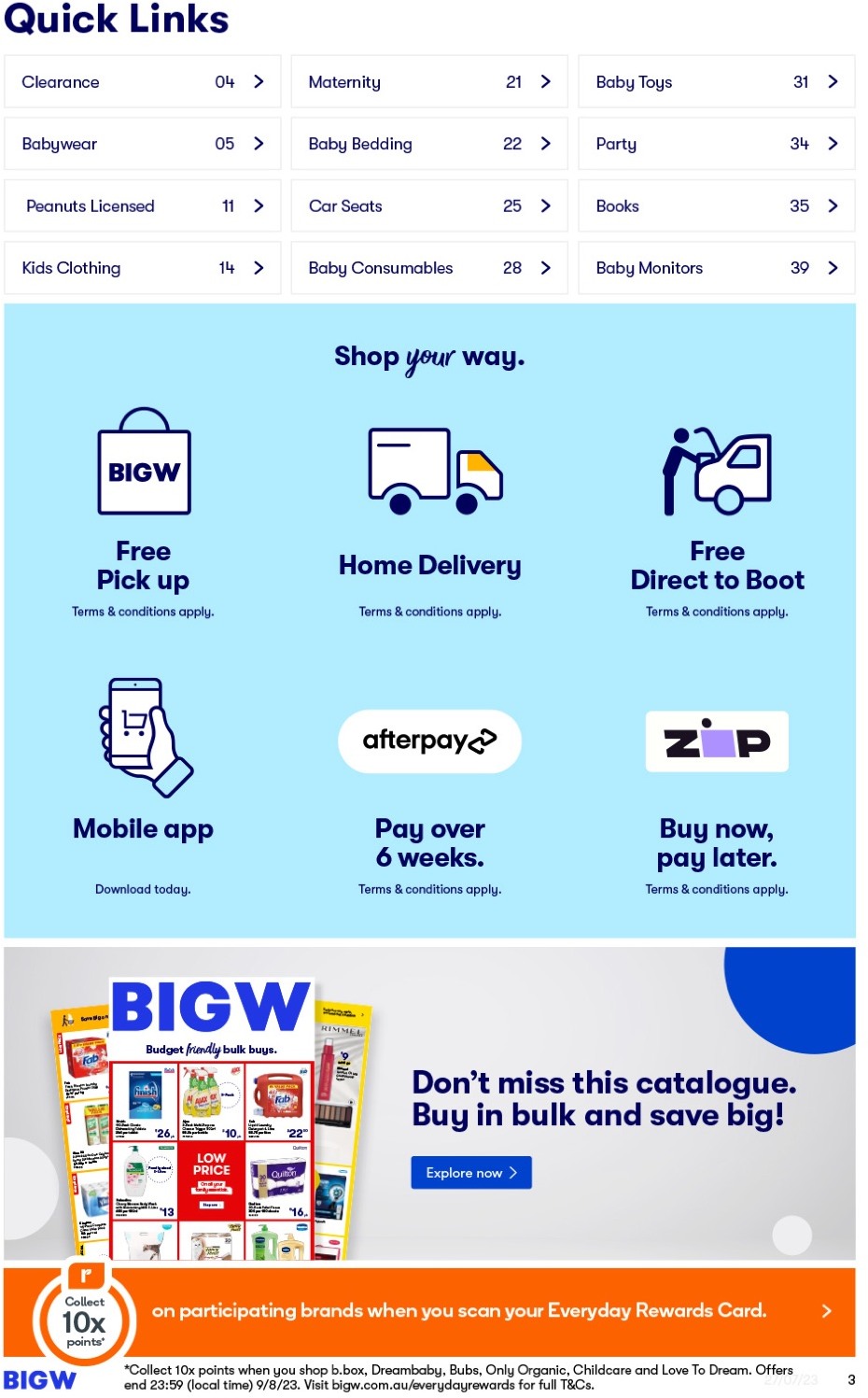 Big W Catalogue