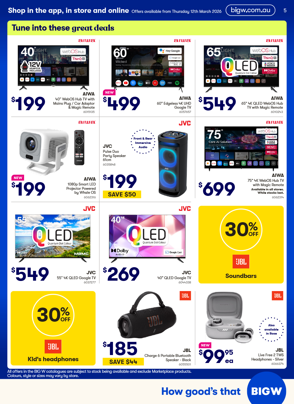 Big W Catalogue