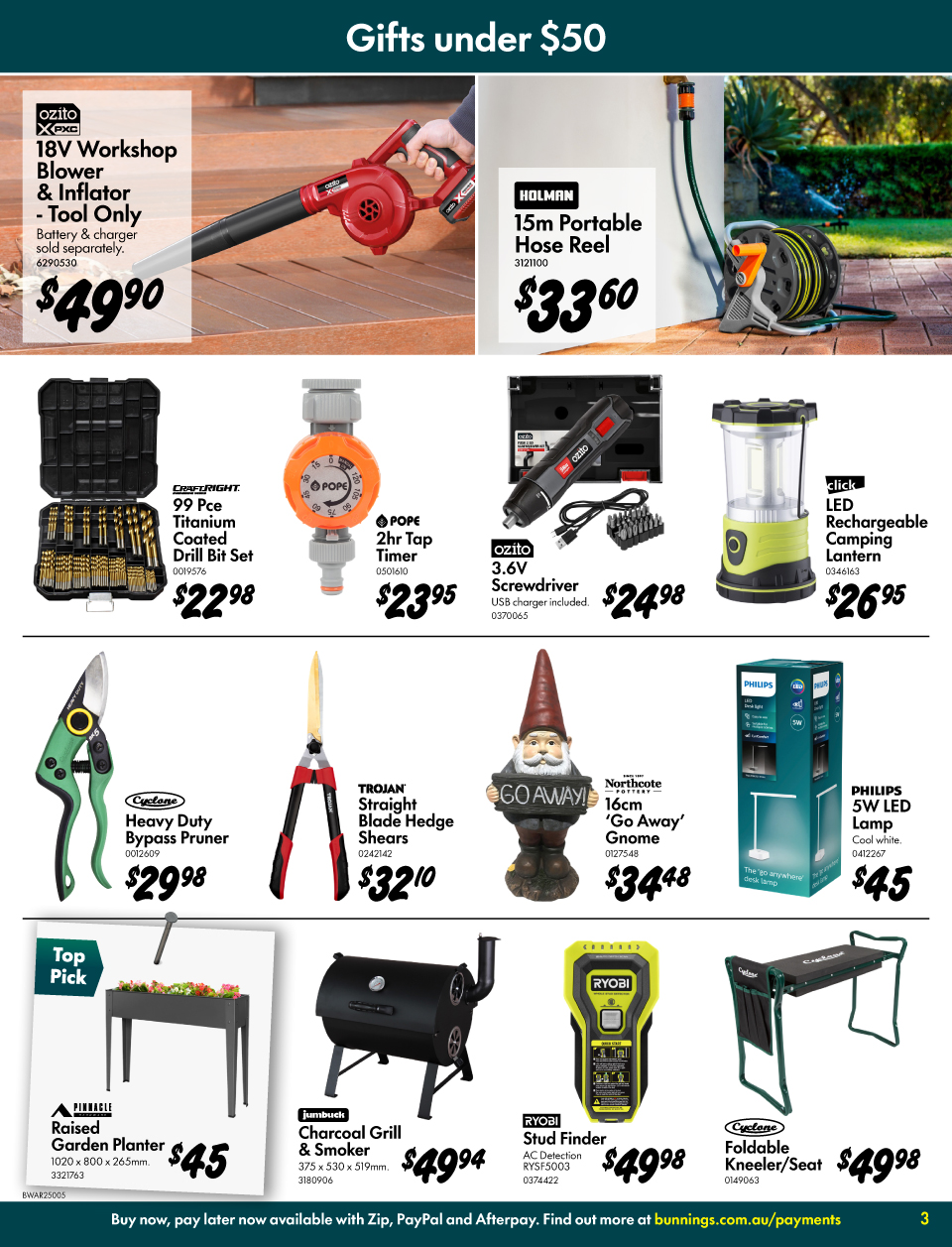 Bunnings Catalogue August 14 September 1, 2024 Nail Father’s Day With