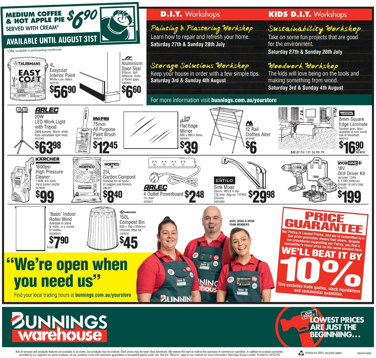 Bunnings Catalogue August 2019 Catalogue AU