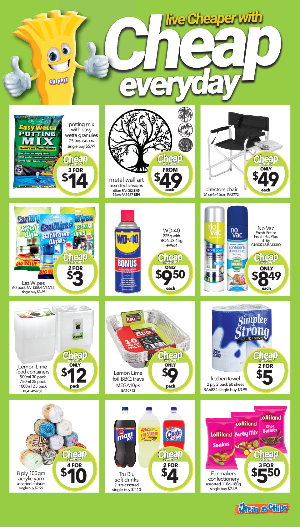 Cheap As Chips Catalogue