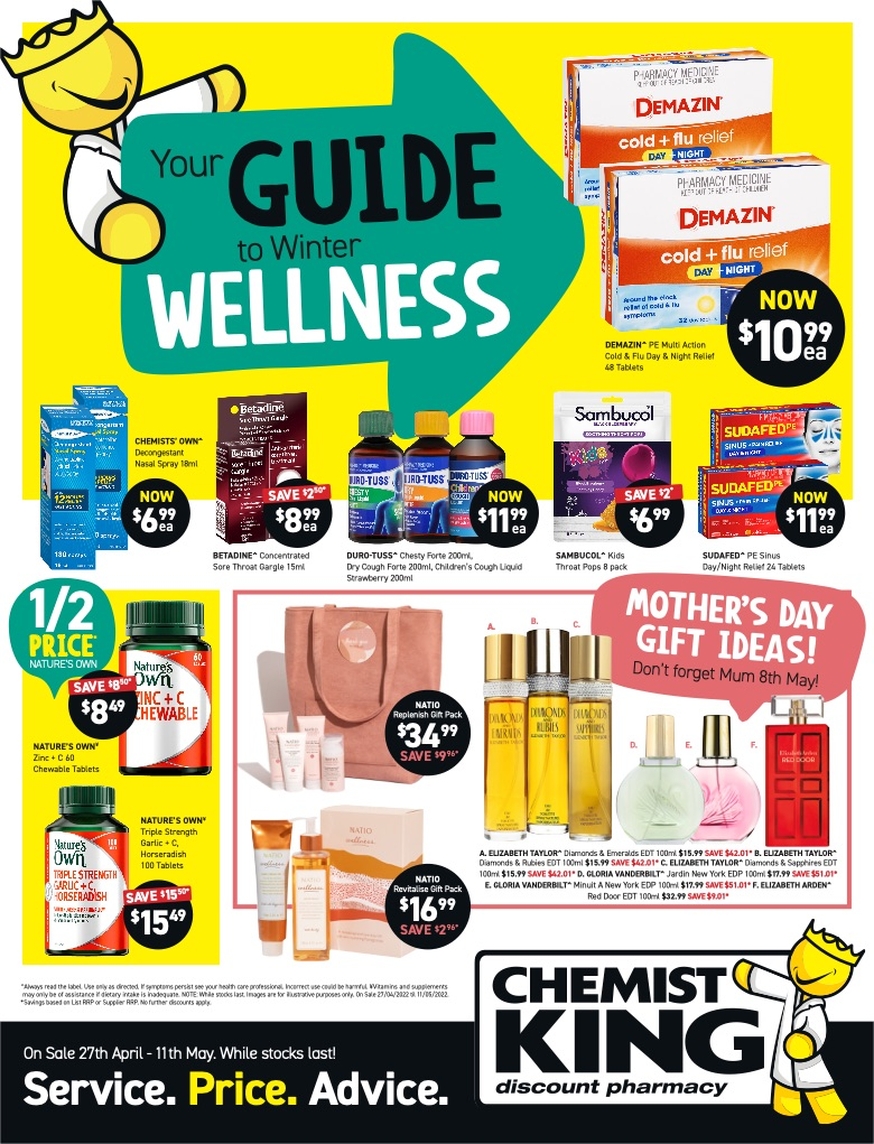 Chemist King Catalogue