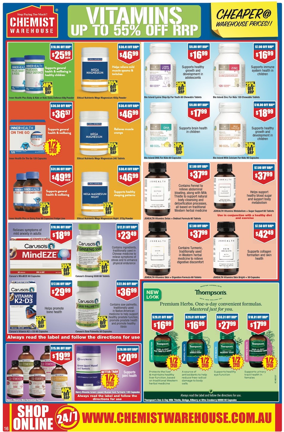 Chemist Warehouse Catalogue