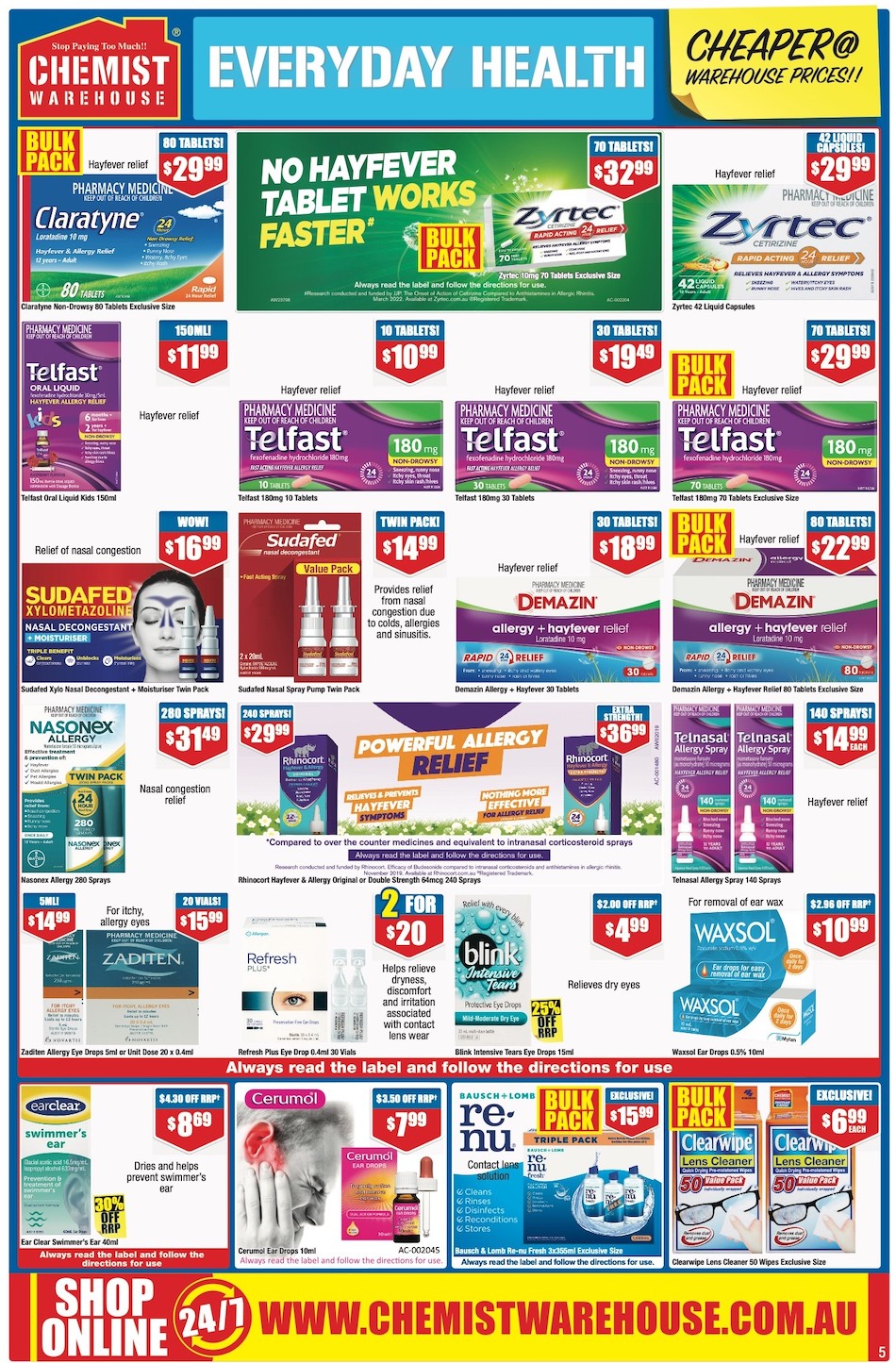 Chemist Warehouse Catalogue