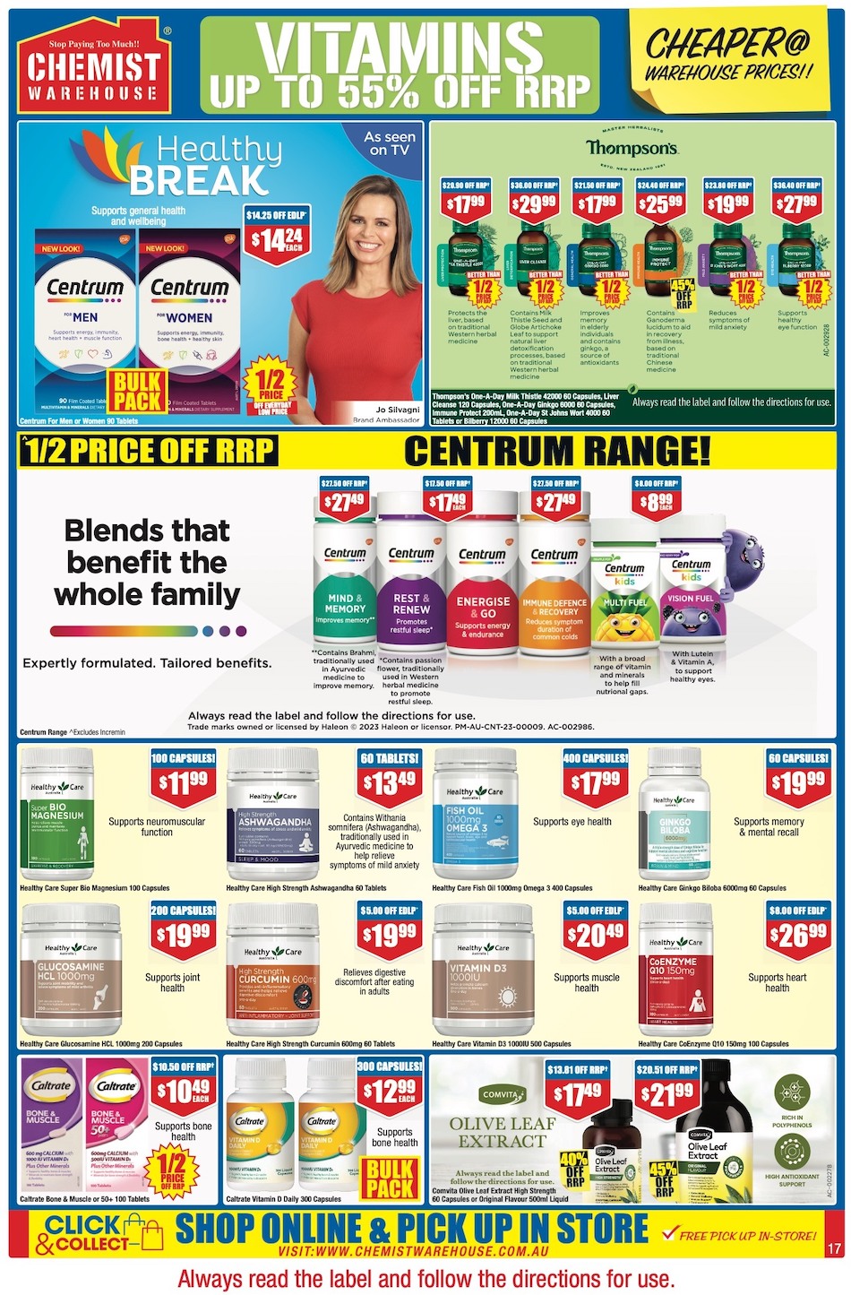 Chemist Warehouse Catalogue
