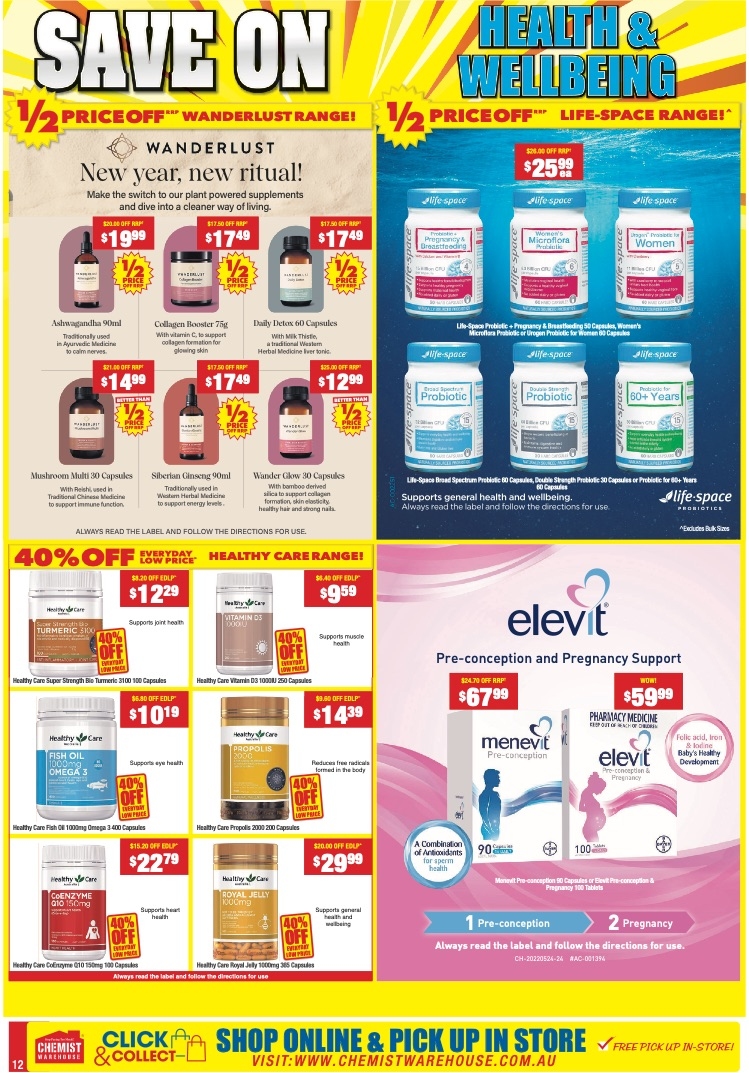 Chemist Warehouse Catalogue