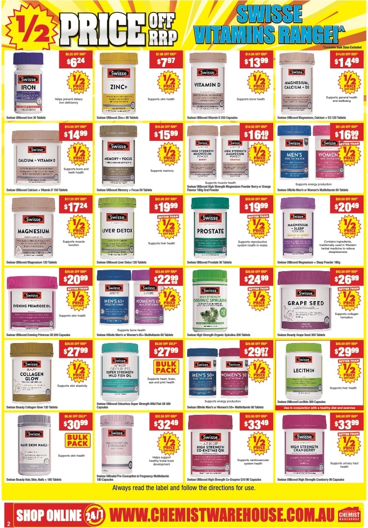 Chemist Warehouse Catalogue