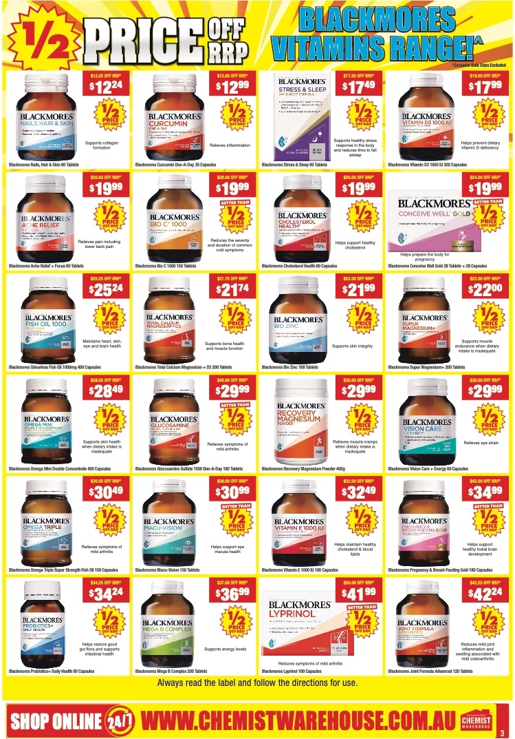 Chemist Warehouse Catalogue