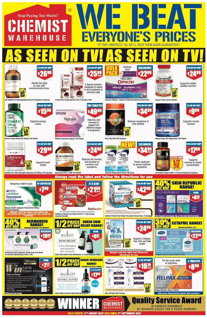 Chemist Warehouse Catalogue