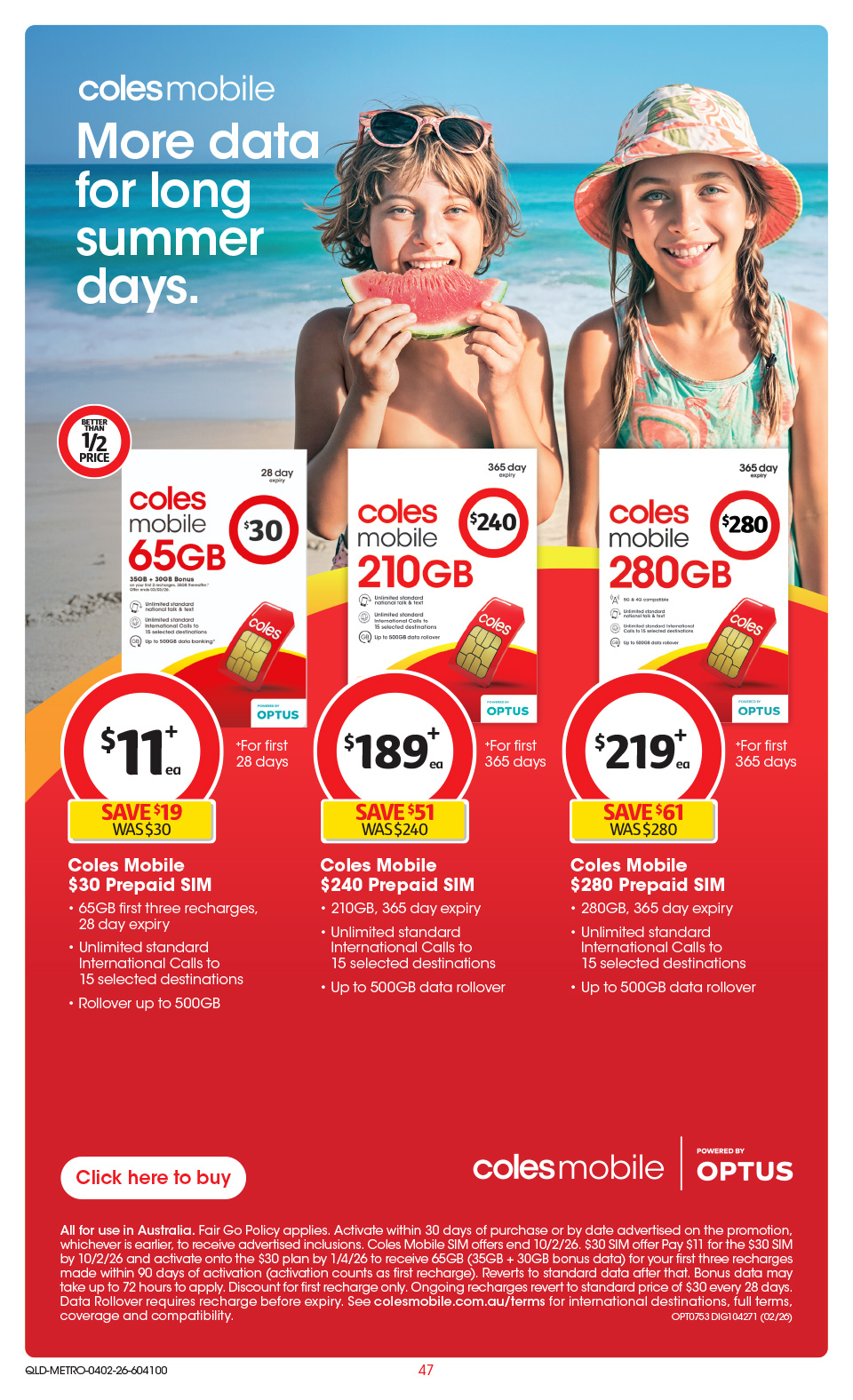 Coles Catalogue February 4 - 10, 2026 QLD METRO | Catalogue AU