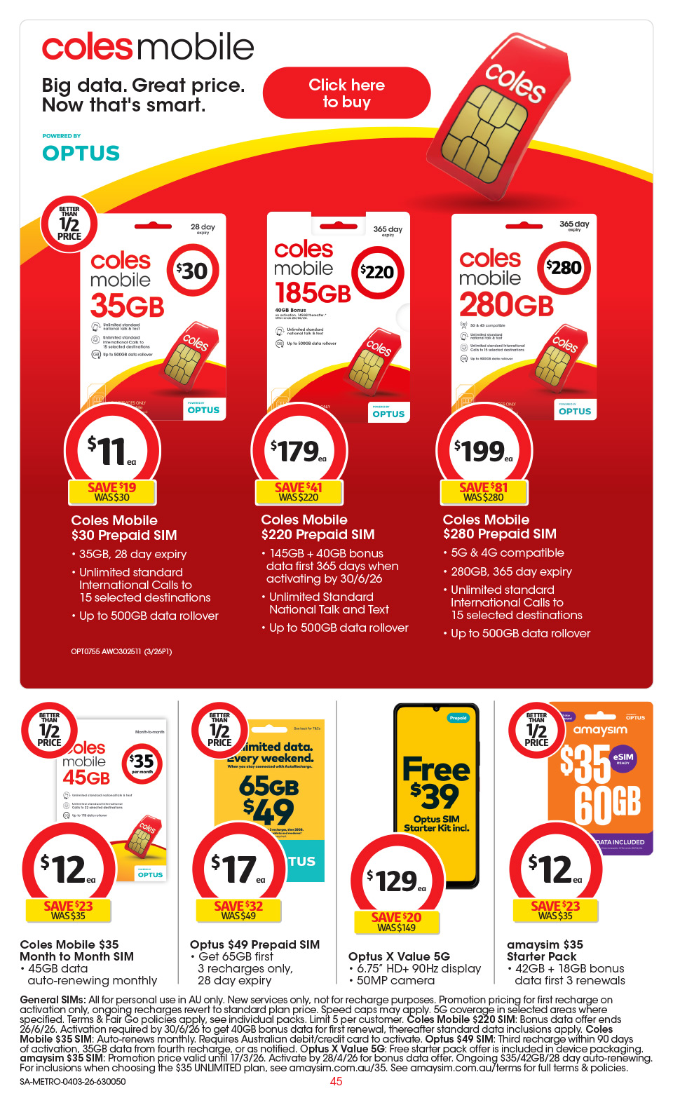 Coles Catalogue