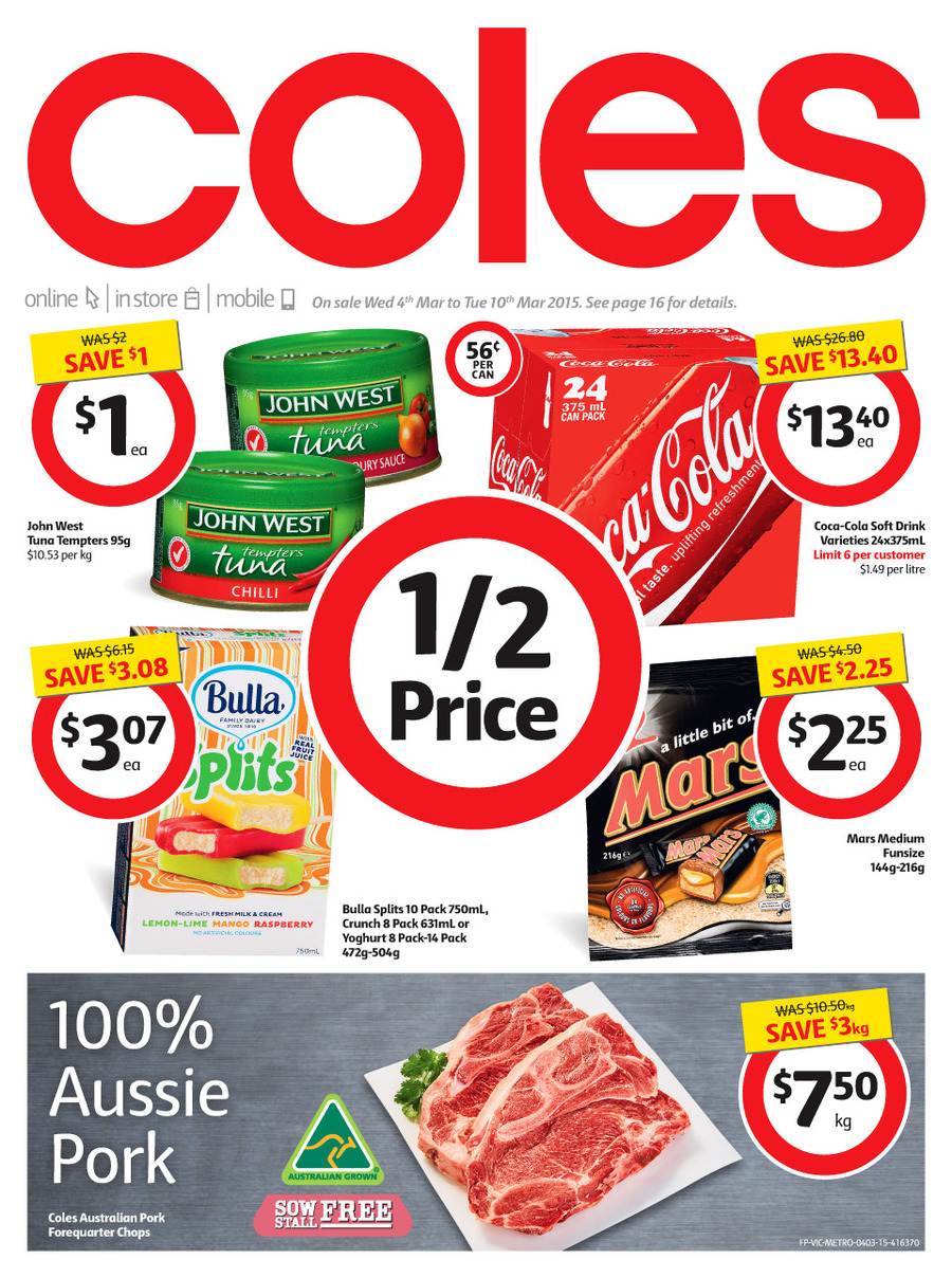 Coles Catalogue