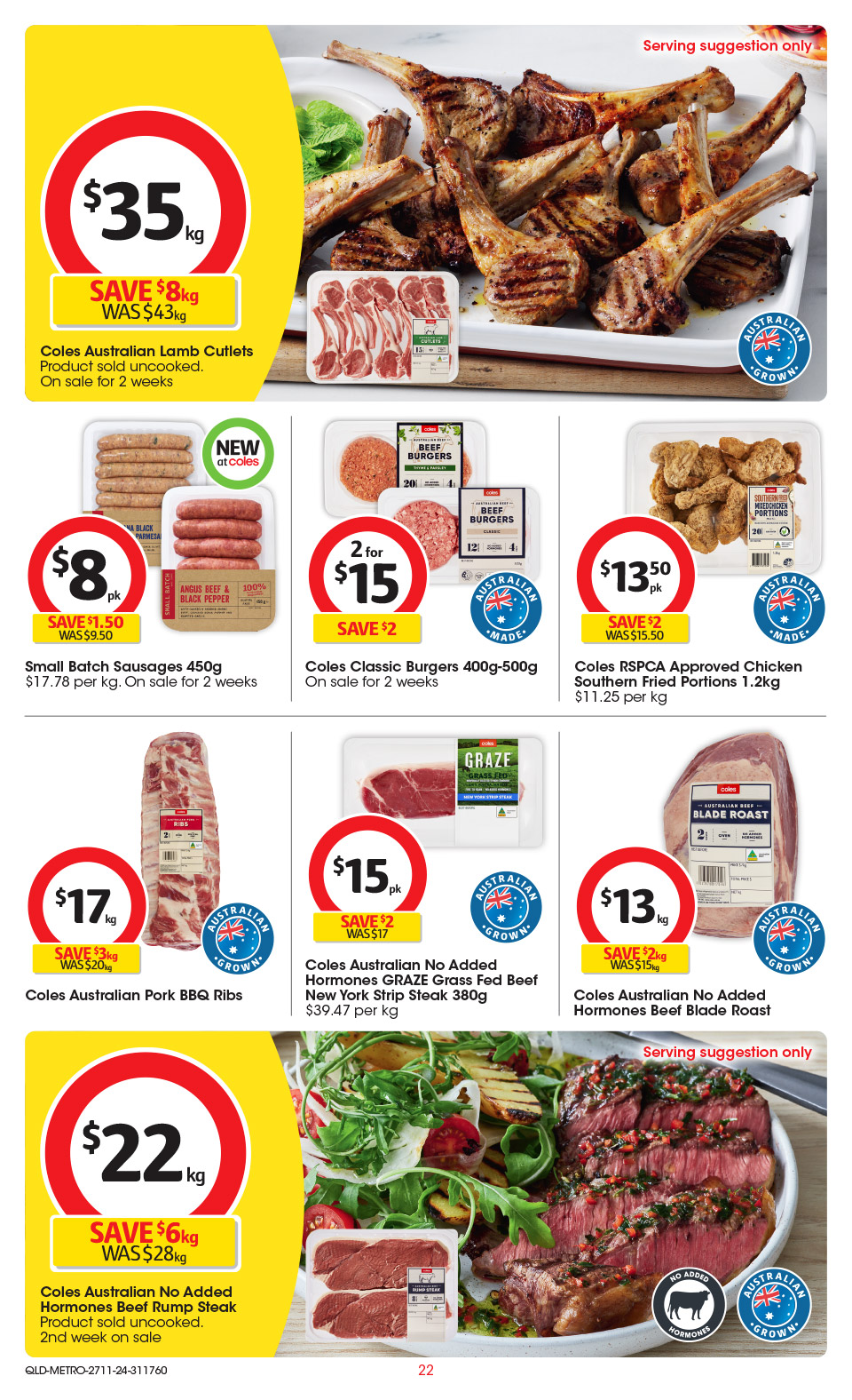 Coles Raros Coles Catalogue November 27 - December 3, 2024 QLD METRO | Catalogue AU