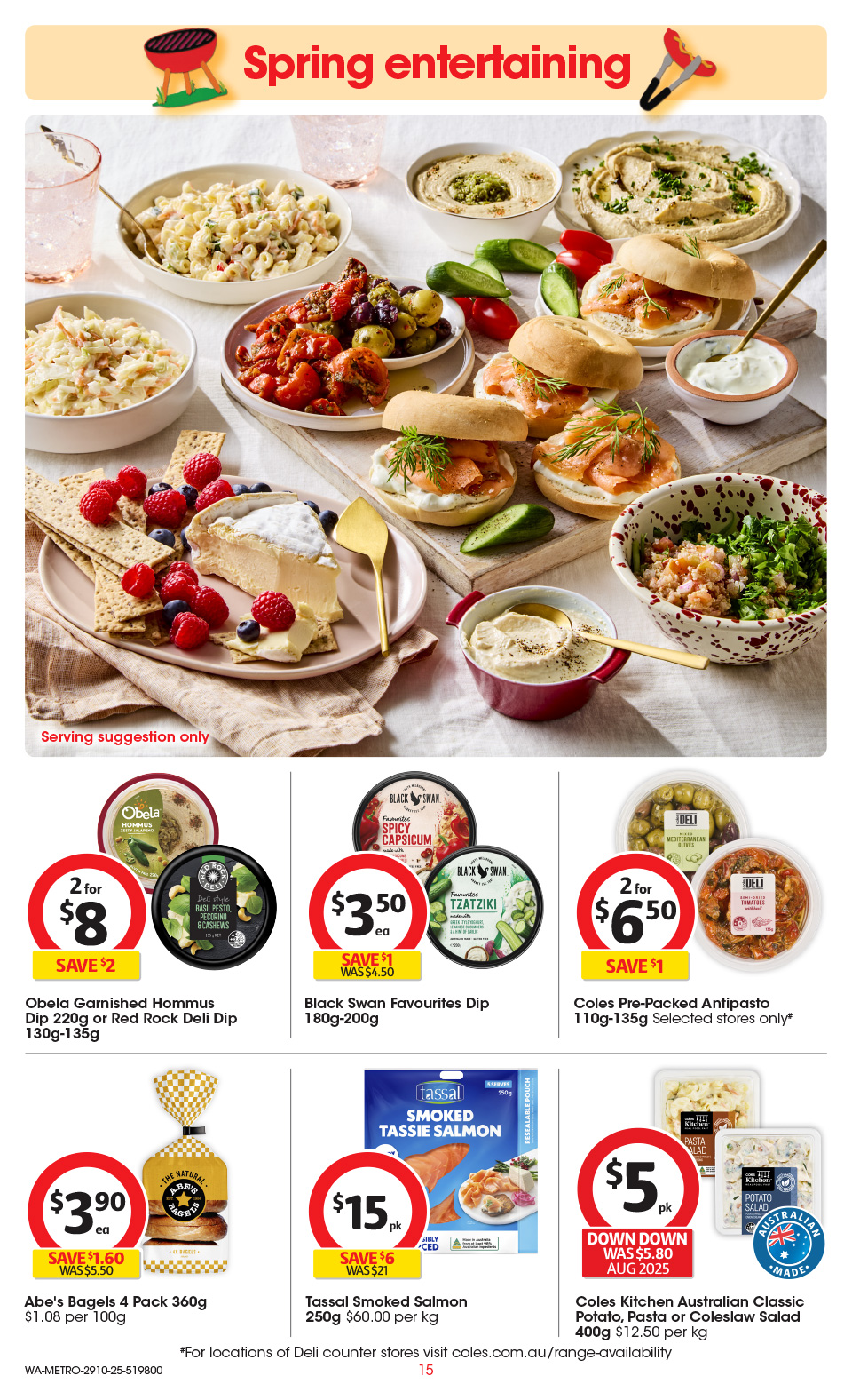 Coles Catalogue October 29 - November 4, 2025 WA METRO | Catalogue AU