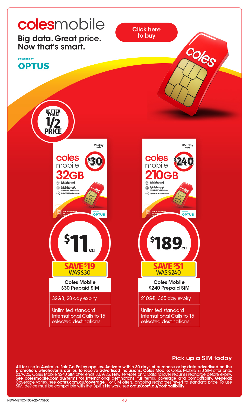 Coles Catalogue