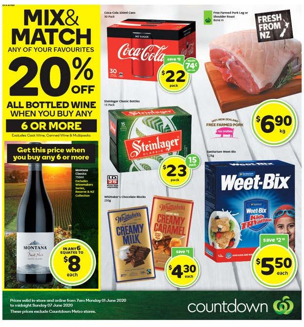 Woolworths Mailer (Countdown)