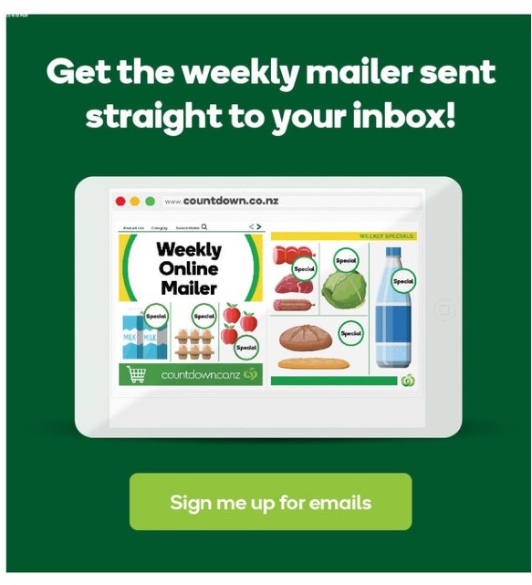 Woolworths Mailer (Countdown)