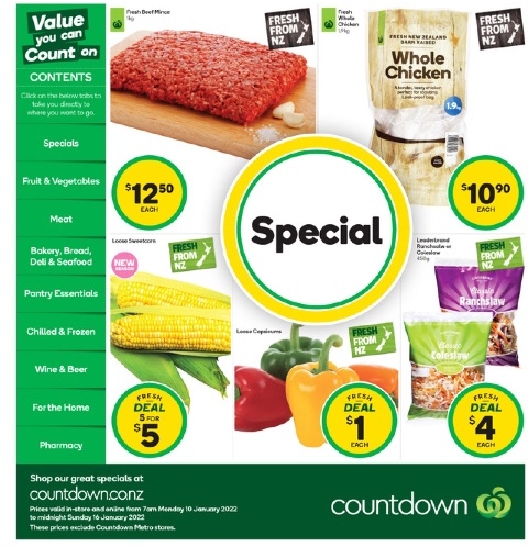 Woolworths Mailer (Countdown)