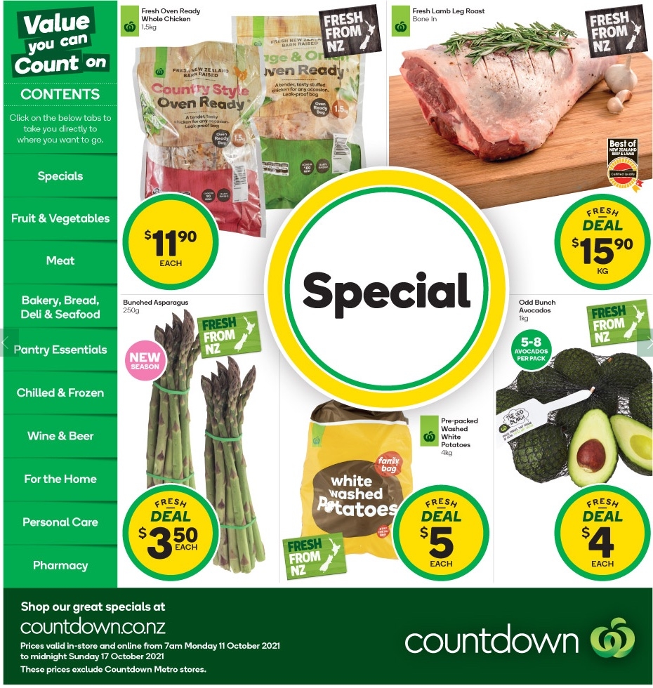 Woolworths Mailer (Countdown)