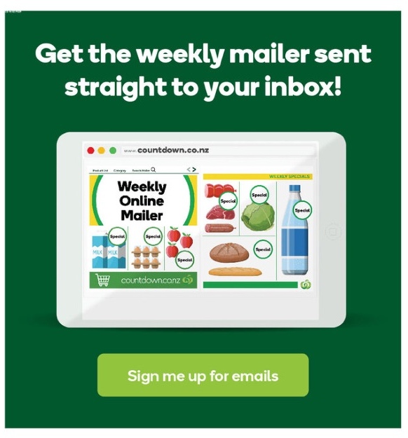 Woolworths Mailer (Countdown)