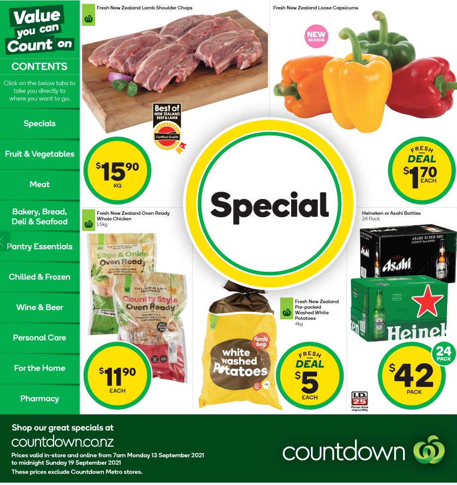 Woolworths Mailer (Countdown)
