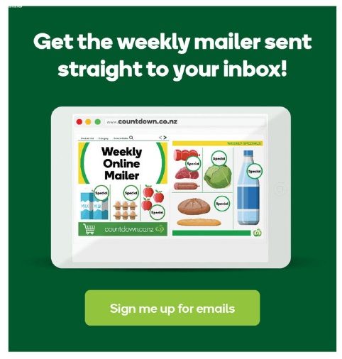Woolworths Mailer (Countdown)