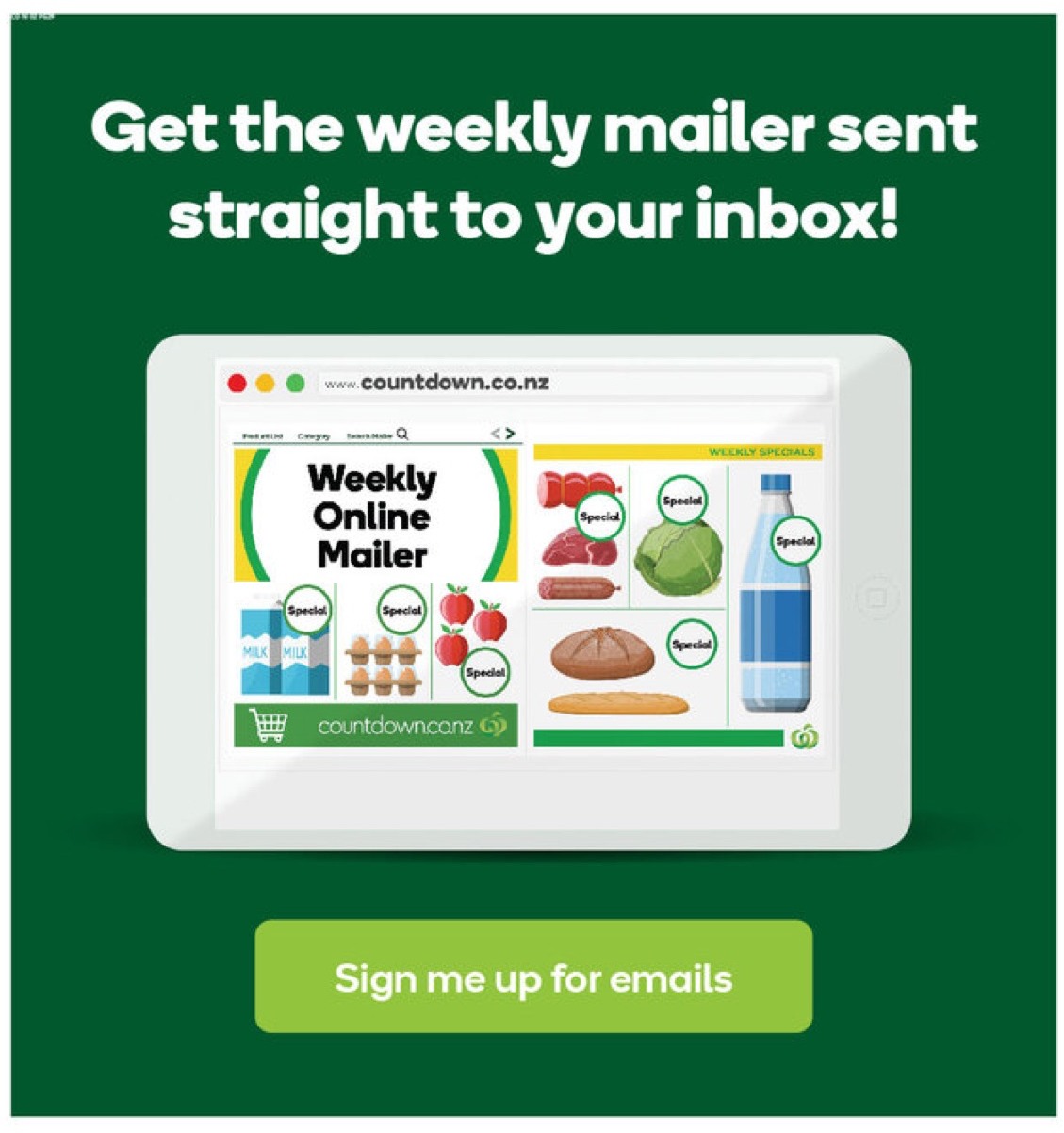 Woolworths Mailer (Countdown)