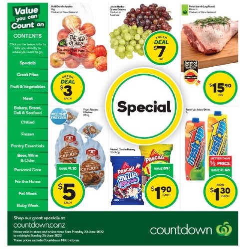 Woolworths Mailer (Countdown)