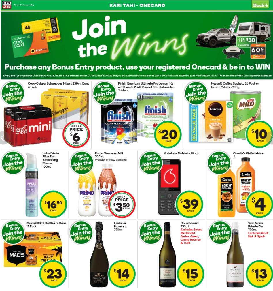 Woolworths Mailer (Countdown)