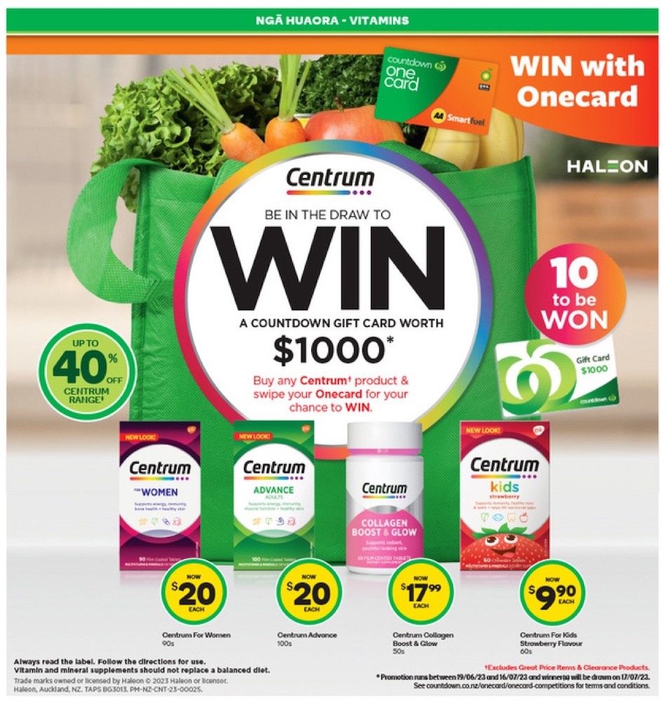 Woolworths Mailer (Countdown)