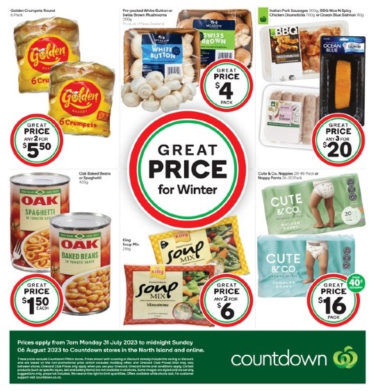 Woolworths Mailer (Countdown)