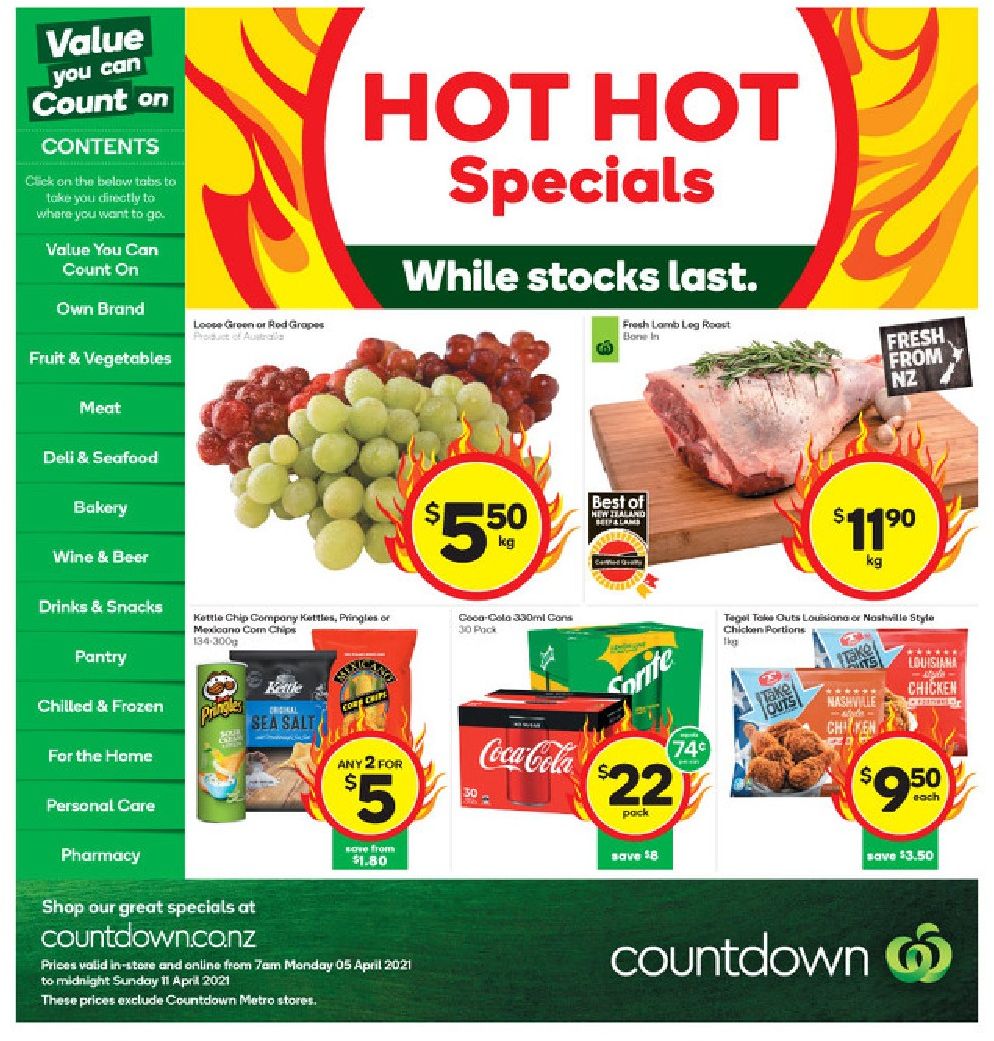 Woolworths Mailer (Countdown)