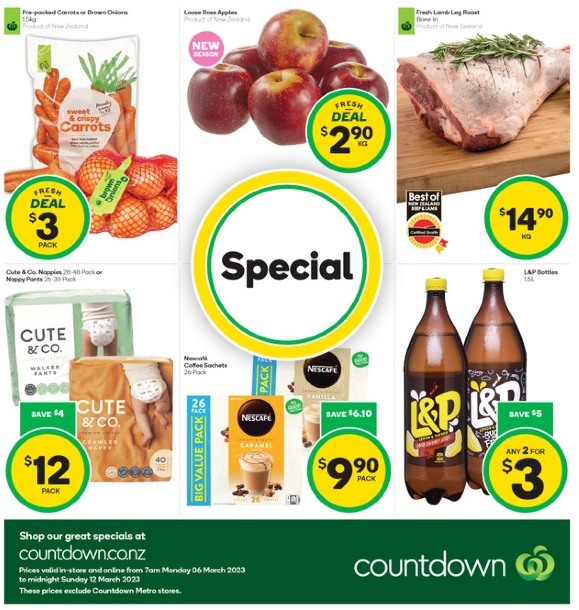 Woolworths Mailer (Countdown)