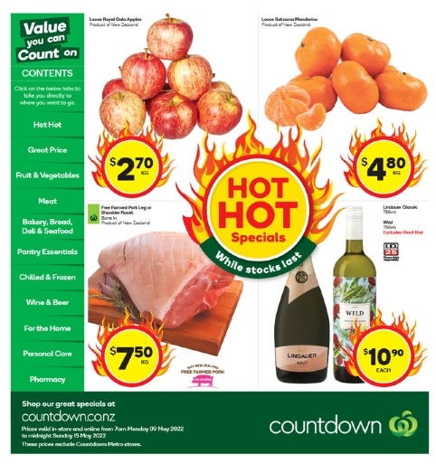 Woolworths Mailer (Countdown)