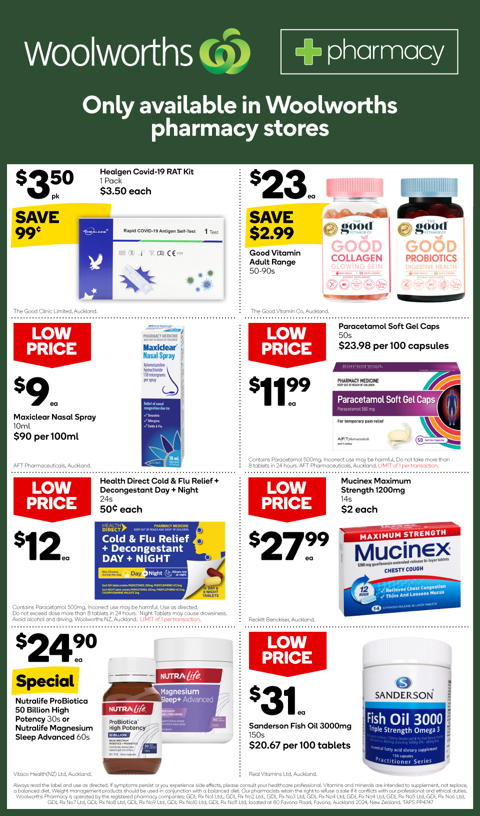 Woolworths Mailer (Countdown)