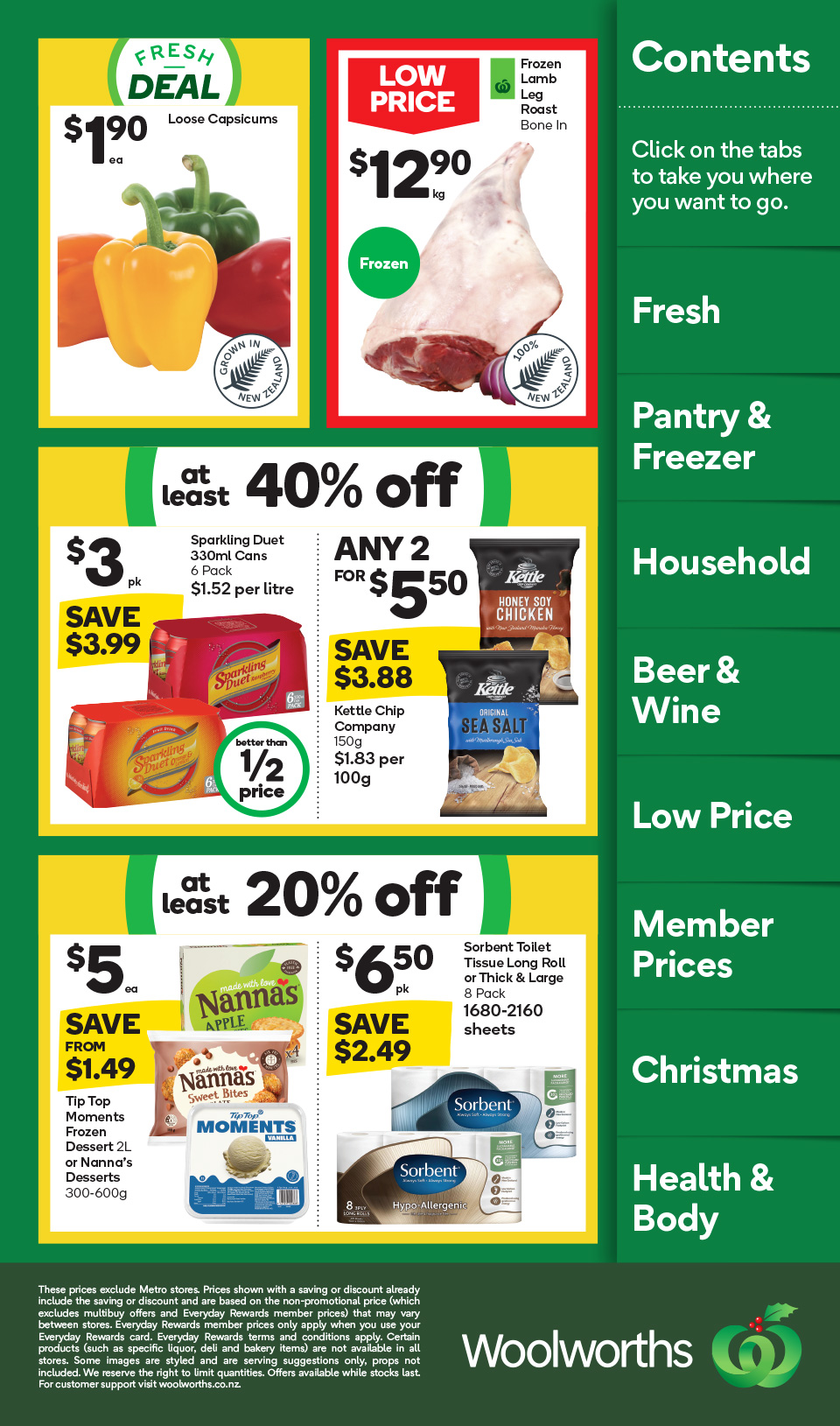 Woolworths Weekly Woolworths Mailer (Countdown) December 8 15, 2024