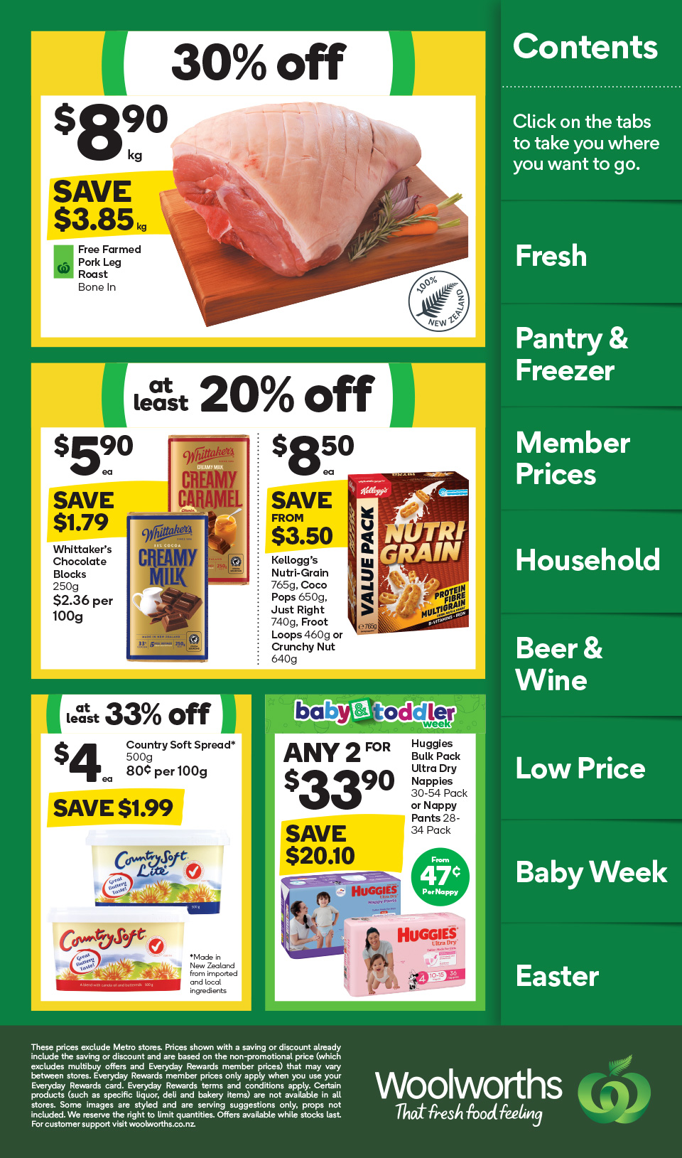 Woolworths Mailer (Countdown)