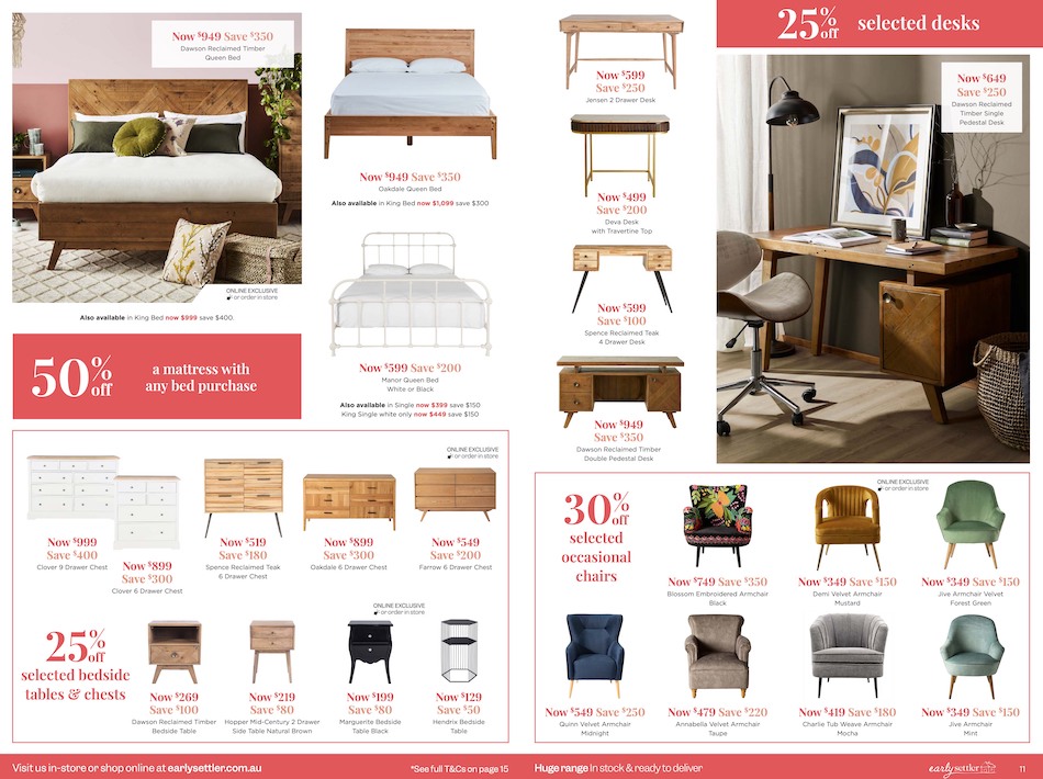 Early Settler Catalogue