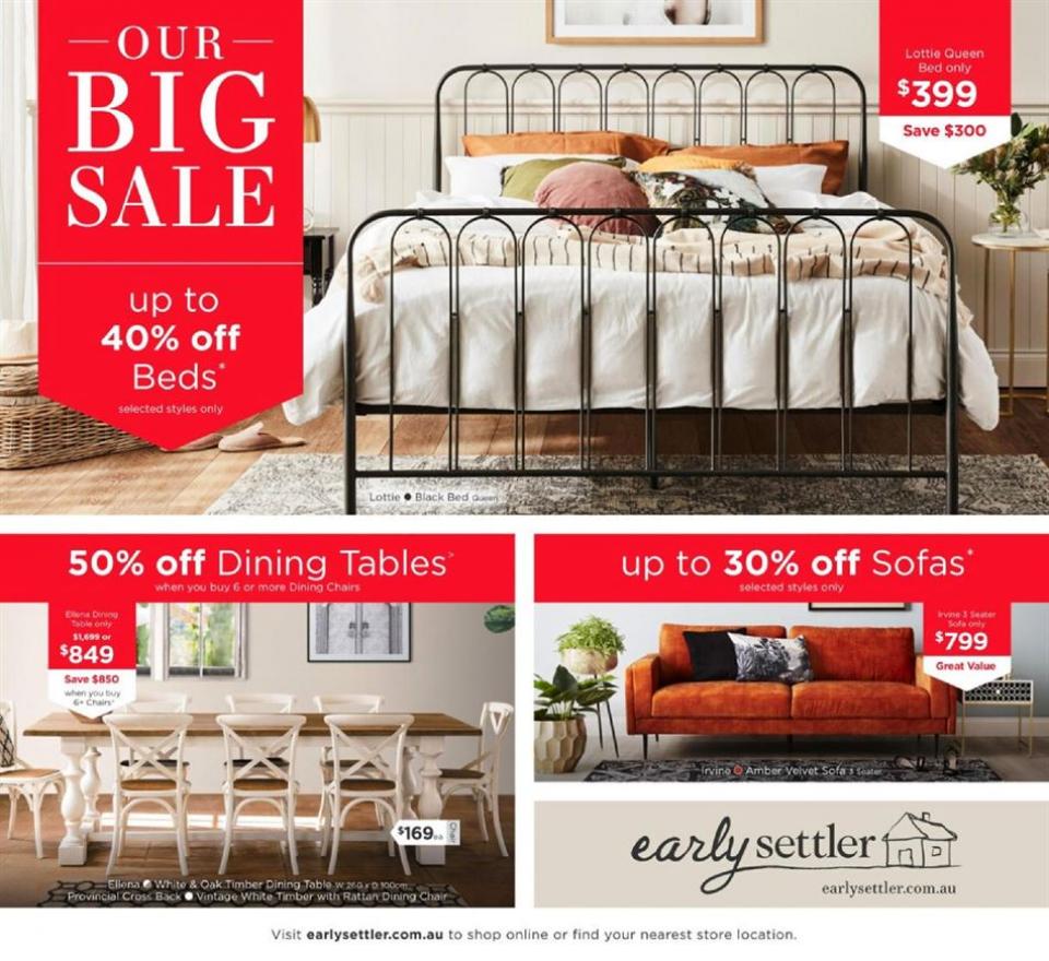 Early Settler Catalogue