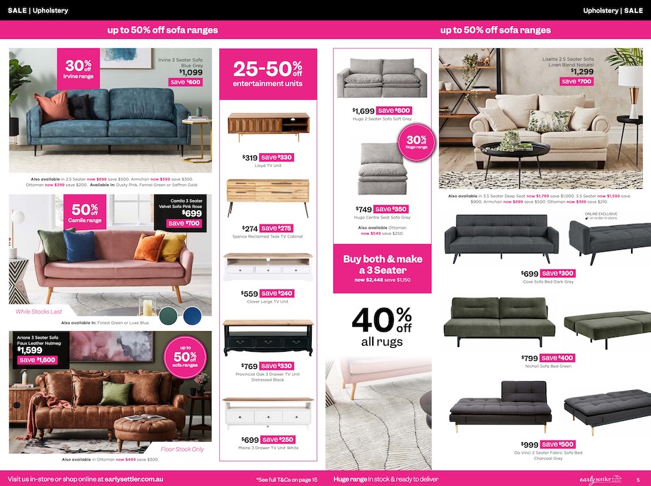 Early Settler Catalogue