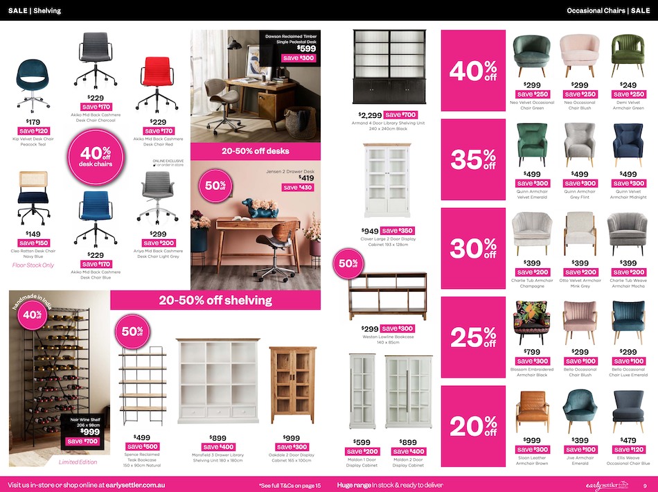 Early Settler Catalogue