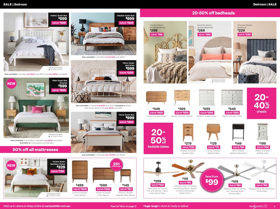 Early Settler Catalogue