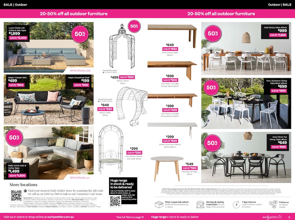 Early Settler Catalogue