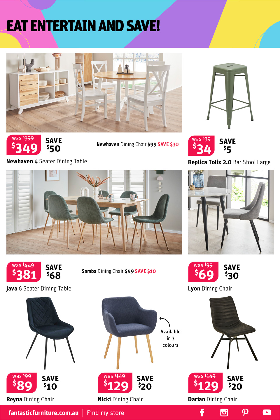 Fantastic Furniture Catalogue