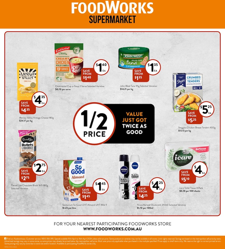 Foodworks Catalogue
