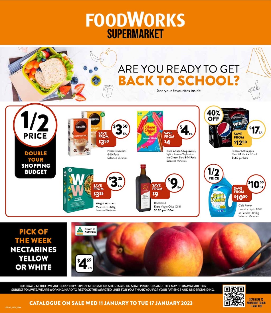 Foodworks Catalogue