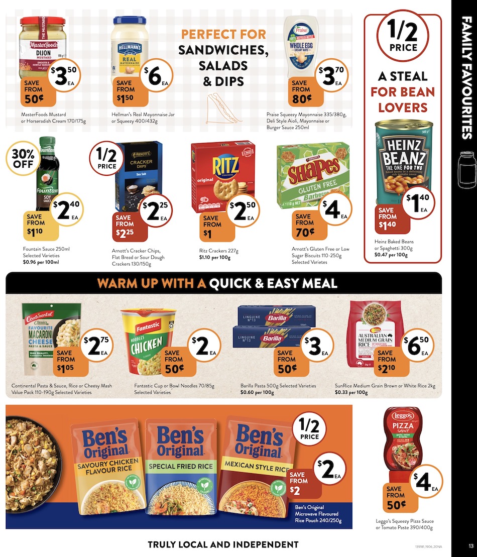 Foodworks Catalogue
